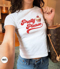 Retro Cute Babytee Cherries Baby Tee Groovy Text Cherry BabyT Aesthetic Slogan Y2k Graphic Shirt Downtown Girl Gift Pinterestaesthetic Graphic Tee – Aesthetic Look · Must-Have Style
