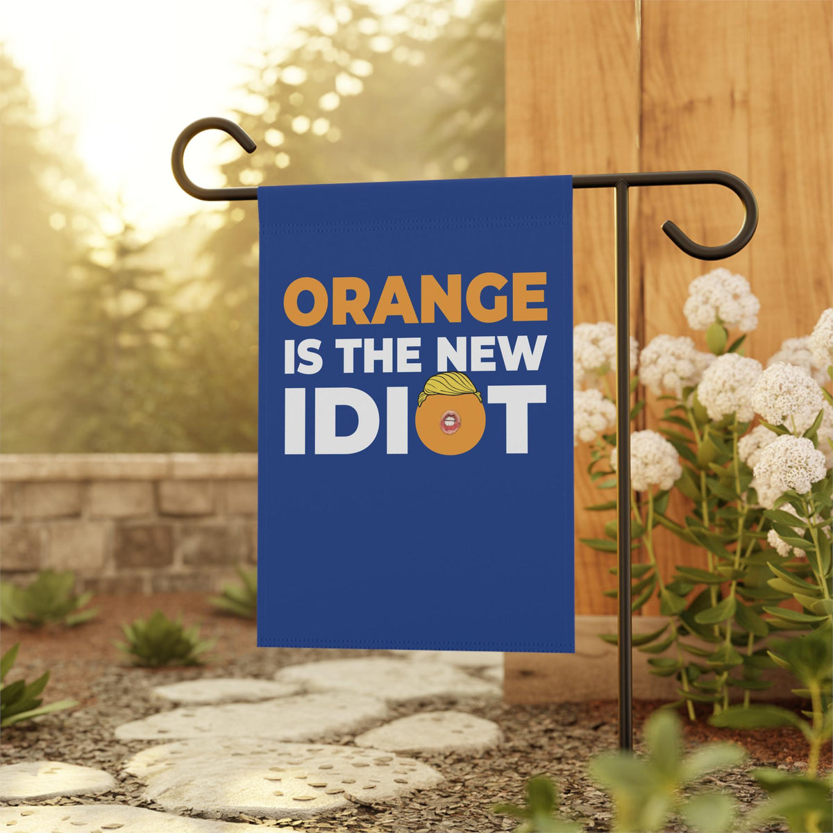 Orange Is The New Idiot Anti Maga Anti Trump Fuck Trump Flag Anti Trump Flag Anti Racism Resist Graphic Tee – Easygoing Wear · Trending Graphic Apparel