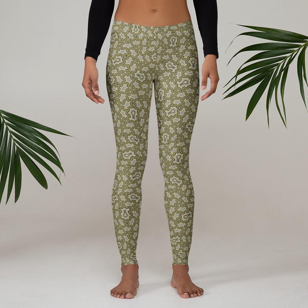 Leggings Geometric Pattern Harpy Golden Brown Graphic Tee – Feel-Good Design · Great Gift For Fans