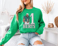 Hurts Graphic Shirt Vintage 90s 1Quarterback Homage Retro Classic Graphic Tee Bootleg Football Unisex Sport Sweatshirt Fan Gift Sweatshirt – Bold Style · Great Gift For Fans