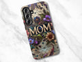 Faux Stained Glass Mom Android Phone Case Unique Mother39s Day Elegant Gothic Floral Aesthetic Gift for Her Google Pixel Samsung Galaxy Graphic Tee – Warm & Stylish · Perfect For Daily Wear