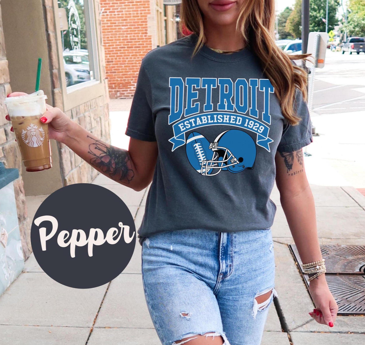 Vintage Detroit Football Shirt Trendy Detroit Football Fan T Shirt Unisex Game Day Tee Detroit Football Gifts Sports Apparel Graphic Tee – Soft Feel · Perfect For Daily Wear