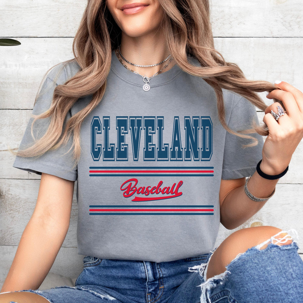 Cleveland Baseball Crewneck Trendy Baseball Shirt for Cleveland Sports Fan Unisex Cleveland Baseball Gift for Game Day Tee Graphic Tee – Cozy Vibes · Perfect For Daily Wear