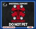 Emotional Support Husband Do Not Pet Png Funny Husband Png Cool Husband Gift Father Day Gift Gift From Wife Gift For Him Do Not Pet Graphic Tee – Fan Favorite · Must-Have Style