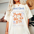 Guest Check Shirt July 4th Tee Independence Day Shirt TShirt Usa Patriotic Tee 4th of July Party TShirt Trendy Usa Celebration Shirt Graphic Tee – Bold Style · Perfect For Daily Wear