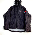 Vintage Tommy Hilfiger Windbreaker Jacket Size Medium Black Hooded Tommy Jeans Graphic Tee – Bold Style · High-Quality Print