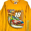 Y2K Nascar Racing TShirt Size XL Yellow Long Sleeve 2009 MM Racing Kyle Busch Graphic Tee – Soft Feel · High-Quality Print