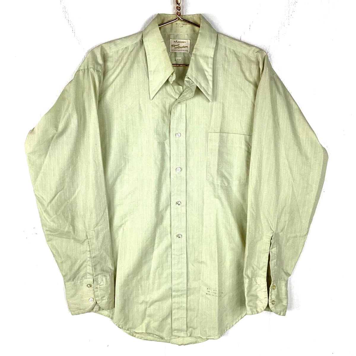 Vintage 1970s Arrow Shirt Size 2XL Green Long Sleeve Button Up Made In Usa Graphic Tee – Cozy Vibes · Trending Graphic Apparel