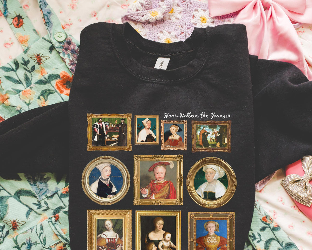 Hans Holbein the Younger Sweatshirt Famous Paintings 16th Century Art History Tudor History Crewneck Art Historian Humanities Teacher Sweatshirt – Easygoing Wear · Must-Have Style