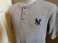 Vintage 90s New York Yankees MLB Baseball 14 Button Waffle Tshirt XXL Graphic Tee – Feel-Good Design · Perfect For Daily Wear