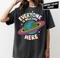 Everyone Is Welcome Here Rainbow Earth Shit Idaho Teacher T Shirt Inclusion And Equality Tee LGBT Support Shirt For Her Graphic Tee – Bold Style · Great Gift For Fans
