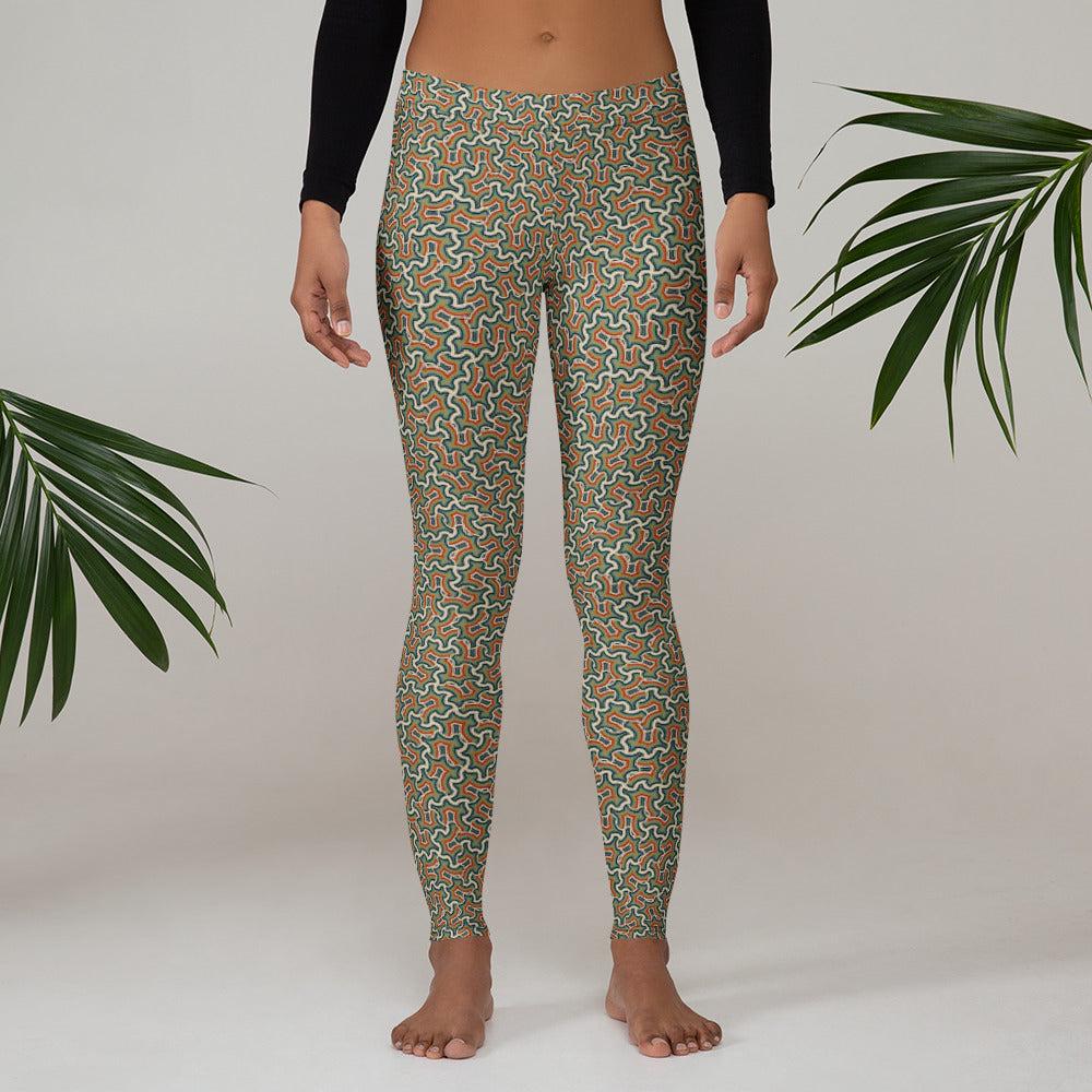 Leggings Geometric Pattern Itzam Cream Blue Graphic Tee – Premium Graphic · Top Pick For Any Outfit