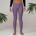 Leggings Geometric Pattern Scales Purple Pink Graphic Tee – Feel-Good Design · Trending Graphic Apparel