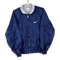 Vintage Nike Windbreaker Jacket Medium Blue Full Zip Lined 90s Graphic Tee – Cozy Vibes · Trending Graphic Apparel