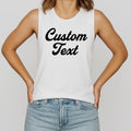 Custom Women39s Sleeveless Muscle Tank Shirt Personalized Women39s Jersey Muscle Tank Your Logo Your Design Muscle Tank Your Text On Shirt Tank Top – Cozy Vibes · Must-Have Style