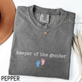 Keeper of the Gender Shirt Gender Reveal Party Shirt Baby Announcement Shirt Team Boy Team Girl Baby Boy Baby Girl Gender Reveal Ideas Graphic Tee – Cozy Vibes · Top Pick For Any Outfit