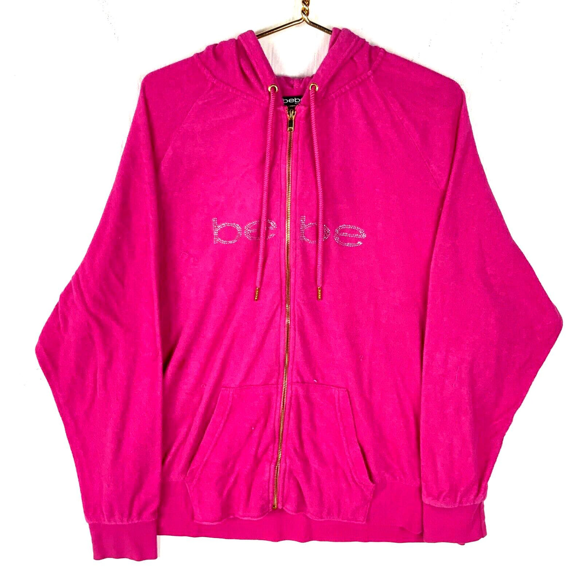 Bebe Terry Cloth Women39s Sweatshirt Hoodie 2XL Pink Full Zip Hoodie – Cozy Vibes · Trending Graphic Apparel