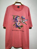 Vintage 90s South Haven Michigan Hummingbird Flower T Shirt XL Nature Tee Graphic Tee – Aesthetic Look · Perfect For Daily Wear