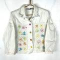Vintage Breckenridge Women39s Denim Jean Jacket PM White Embroidered 90s Graphic Tee – Warm & Stylish · Great Gift For Fans