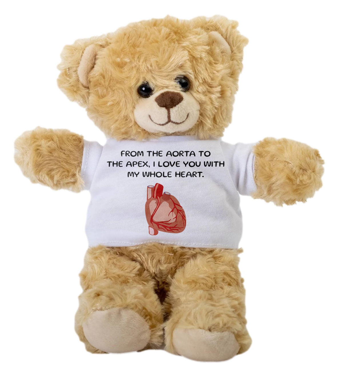 Medical Teddy Bear quotFrom the Aorta to the Apexquot Funny Heart Pun Gift Cardiologist Present Nurse Appreciation Gift Graphic Tee – Everyday Comfort · Great Gift For Fans