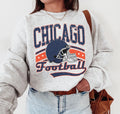 Vintage Chicago Football Sweatshirt Retro Chicago Crewneck Chicago Football Game Day Shirt Gift for Chicago Fan Chicago Football Sweater Sweatshirt – Premium Graphic · Perfect For Daily Wear