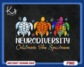 Neurodiversity Png Celebrate The Spectrum Png Autism Puzzle Png Celebrate Minds of All Kinds Autism Support Png Autism Awareness Png Graphic Tee – Everyday Comfort · Trending Graphic Apparel