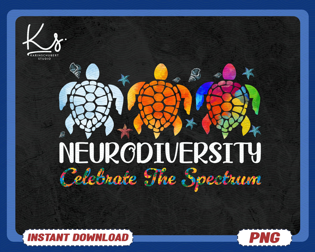Neurodiversity Png Celebrate The Spectrum Png Autism Puzzle Png Celebrate Minds of All Kinds Autism Support Png Autism Awareness Png Graphic Tee – Everyday Comfort · Trending Graphic Apparel