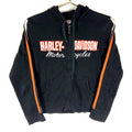 Vintage Y2K Harley Davidson Women39s Sweatshirt Hoodie Medium Black Full Zip Hoodie – Aesthetic Look · Top Pick For Any Outfit