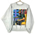 Vintage Bugle Boy Champion Reverse Weave Sweatshirt Large Gray Inner city 90s Sweatshirt – Cozy Vibes · Must-Have Style