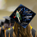 Personalized Graduation Cap Topper She Turned Her Can39ts Into Cans And Her Dreams Into Plans Grad Cap Topper Graduation GiftClass Of 2025 Graphic Tee – Bold Style · Perfect For Daily Wear