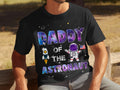 Daddy Astronaut Mens T Shirt Fathers Day Gift For Dad Fun Gift Idea for Dads Space Theme Dad T Shirt Fathers Day Gift for Dad Graphic Tee – Easygoing Wear · High-Quality Print