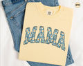 Mama Daisy Shirt Floral Mom Shirt New Mom Pregnancy AnnouncementBaby Announcement Tee Mothers Day Gift Baby Shower Gifts Graphic Tee – Aesthetic Look · High-Quality Print