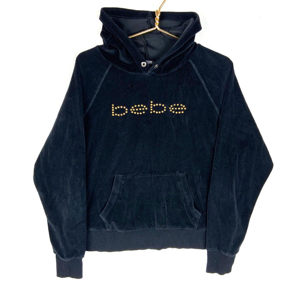 BeBe Velour Women39s Sweatshirt Hoodie XL Black Y2K Hoodie – Warm & Stylish · Great Gift For Fans