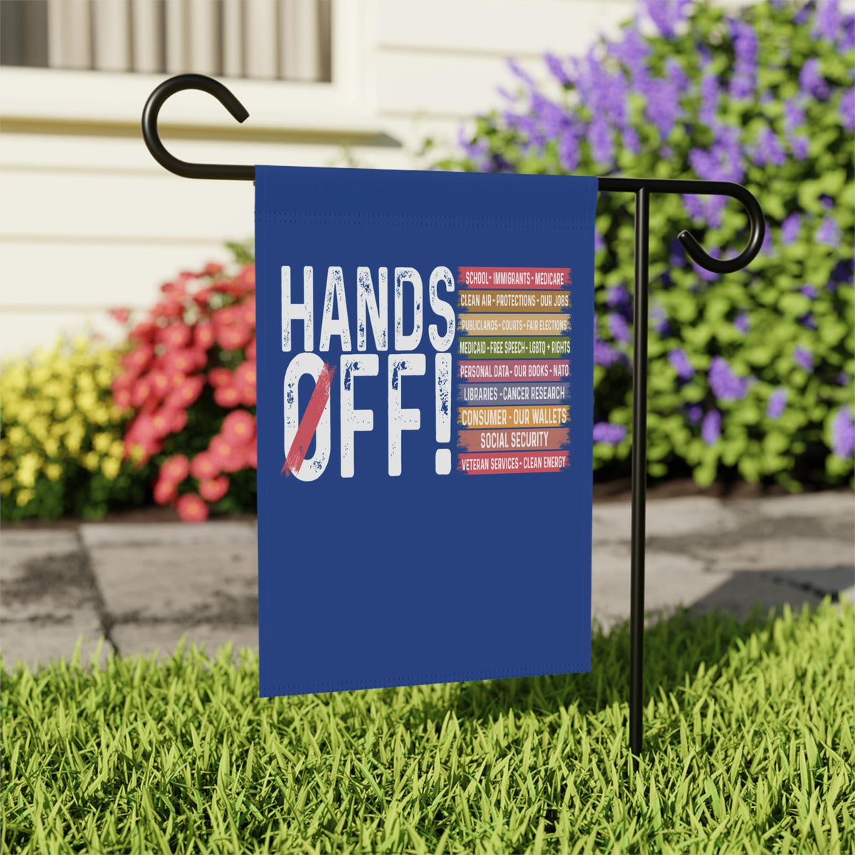 Hands Off Flag Anti Maga Anti Trump Fuck Trump Flag Anti Trump Flag Resist Resistance Graphic Tee – Aesthetic Look · Top Pick For Any Outfit