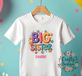 Big Sister T Shirt Baby Announcement Tee Personalized Sibling Shirt Big Sis Gift Pregnancy Reveal Promoted To Sister Tshirt 1168 Graphic Tee – Bold Style · High-Quality Print