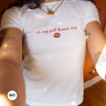 Girl Kisser Lesbian Baby Tee Subtle Sapphic Tshirt WLW Femme Shirt Queer Fashion Bisexual Gay Love Babytee I like Girls Pride Merch Graphic Tee – Everyday Comfort · Trending Graphic Apparel
