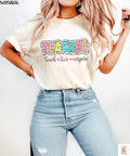 Teach Love Inspire Teacher Shirt Colorful Teacher Appreciation Tee Cute Teacher Gift Inspirational Shirt for Women School Staff Tee Graphic Tee – Everyday Comfort · Top Pick For Any Outfit