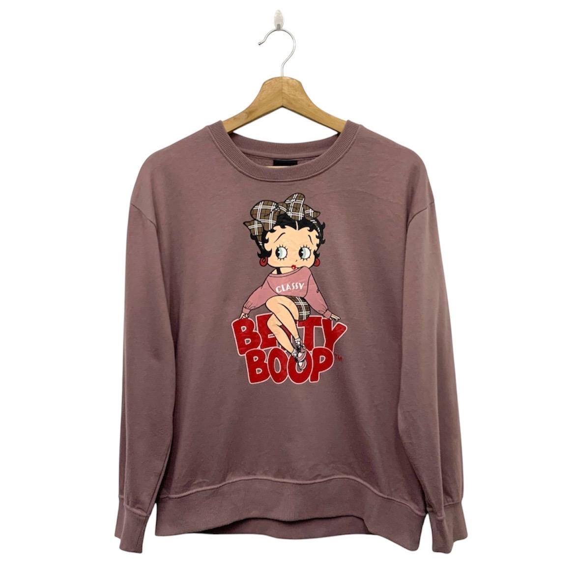 Betty Boop Crewneck Sweatshirt Size Medium Sweatshirt – Soft Feel · Perfect For Daily Wear