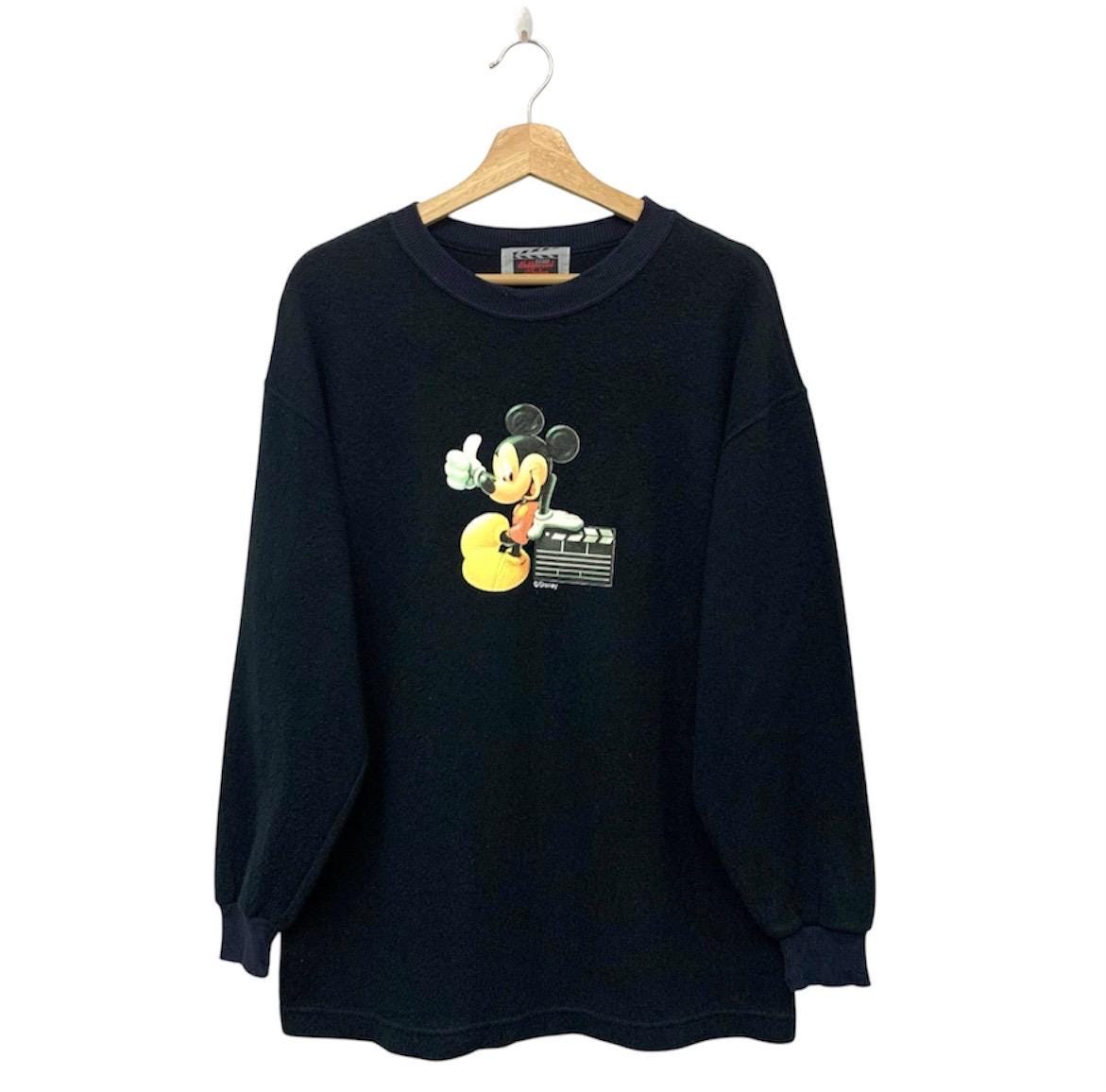 Mickey Mouse Sweatshirt Vintage Gem Hollywood Disney Mickey Mouse Crewneck Sweatshirt Size Medium Sweatshirt – Easygoing Wear · Must-Have Style