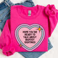 Bigfoot Sightings Crewneck Mom Who Loves Sasquatch Funny Saying Sweatshirt with Heart Mythical Creature Famous American Folklore Gift Sweatshirt – Cozy Vibes · Top Pick For Any Outfit