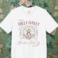 Funny Dilly Dally Shirt with Circus Hippo for Butterfly Lovers Cute and Unhinged Weirdcore Tee for Friend Who Loves Hippos Silly 90s Vibe Graphic Tee – Soft Feel · Top Pick For Any Outfit