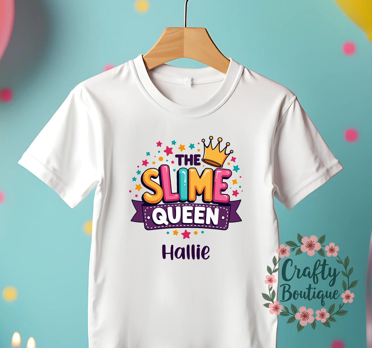 Slime Queen Tshirt Slime Birthday Gift Idea Girls Birthday Slime Gift For Girls Queen Tshirt Slime Queen Personalised Shirt 1159 Graphic Tee – Cozy Vibes · Trending Graphic Apparel