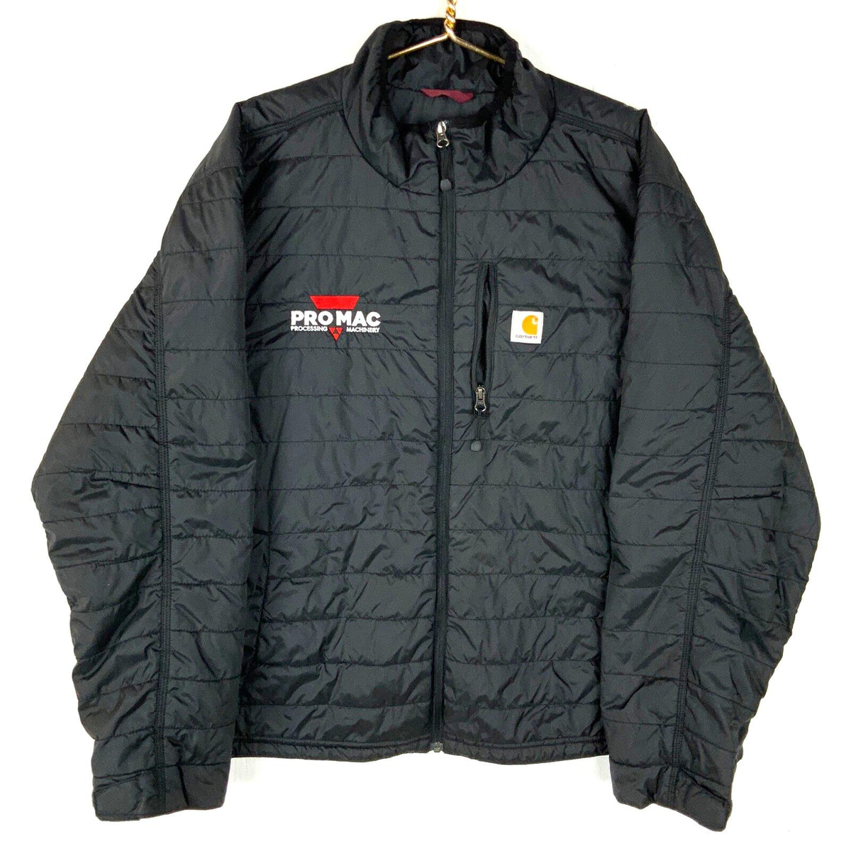 Carhartt Light Puffer Bomber Jacket Size 2XL Black Full Zip Work Wear Graphic Tee – Bold Style · Perfect For Daily Wear