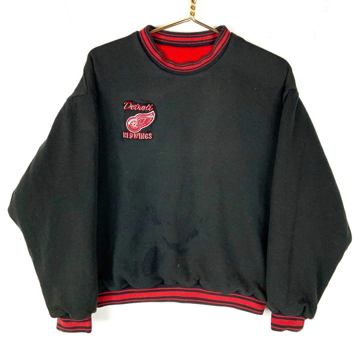 Vintage Detroit Red Wings Pro Player Sweatshirt Large Reversible Black Red Nhl Sweatshirt – Fan Favorite · Trending Graphic Apparel
