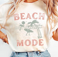 Beach Mode Tshirt Beachy Gift Tee Graphic Tee – Easygoing Wear · High-Quality Print