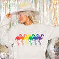 Flamingo Sweatshirt LGBT Lesbian Shirt Lesbian Clothing Queer Girls Sweatshirt Pride Shirt Women Gay Flamingos Sweatshirt – Fan Favorite · Great Gift For Fans
