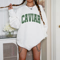 Varsity Caviar Sweatshirt Caviar Sweater Caviar Shirt Fisherman Aesthetic Coastal Sweatshirt Fish Sweatshirt Fish Sweater Sweatshirt – Aesthetic Look · Perfect For Daily Wear