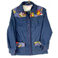 Vintage 1970s Denim Shirt Medium Blue Snap Button Handmade 70s 80s Graphic Tee – Fan Favorite · Top Pick For Any Outfit