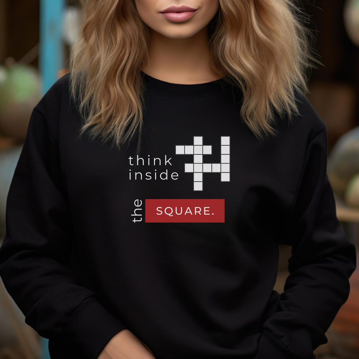 Crossword Lover Sweatshirt Puzzle Enthusiast Jumper Word Search Crewneck Game Night Pullover Mind Game Sweater Sweatshirt – Easygoing Wear · Perfect For Daily Wear