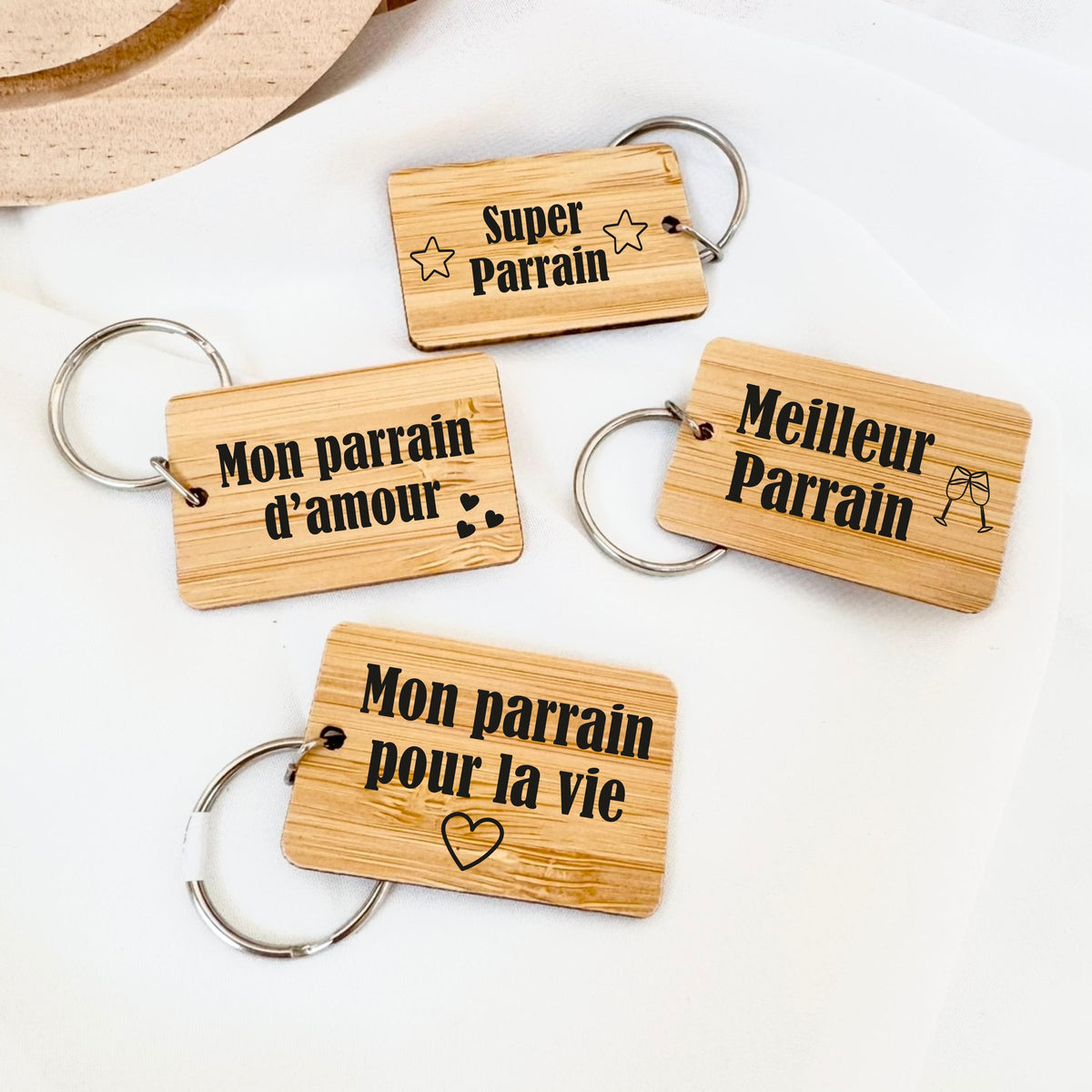 Porte cl personnalis quotParrainquot cadeau parrain accessoire parrain anniversaire parrain ide cadeau parrain baptme parrain nol Graphic Tee – Aesthetic Look · Great Gift For Fans